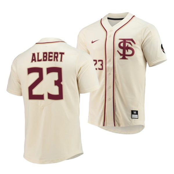 Florida State Seminoles Reese Albert Elite College Baseball Jersey Natural Florida State Seminoles Reese Albert Elite College Baseball Jersey Natural