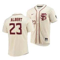 Florida State Seminoles Reese Albert Elite College Baseball Jersey Natural