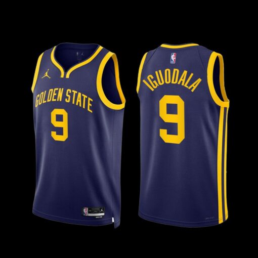 Golden State Warriors Andre Iguodala 2022-23 Statement Edition Jersey Navy
