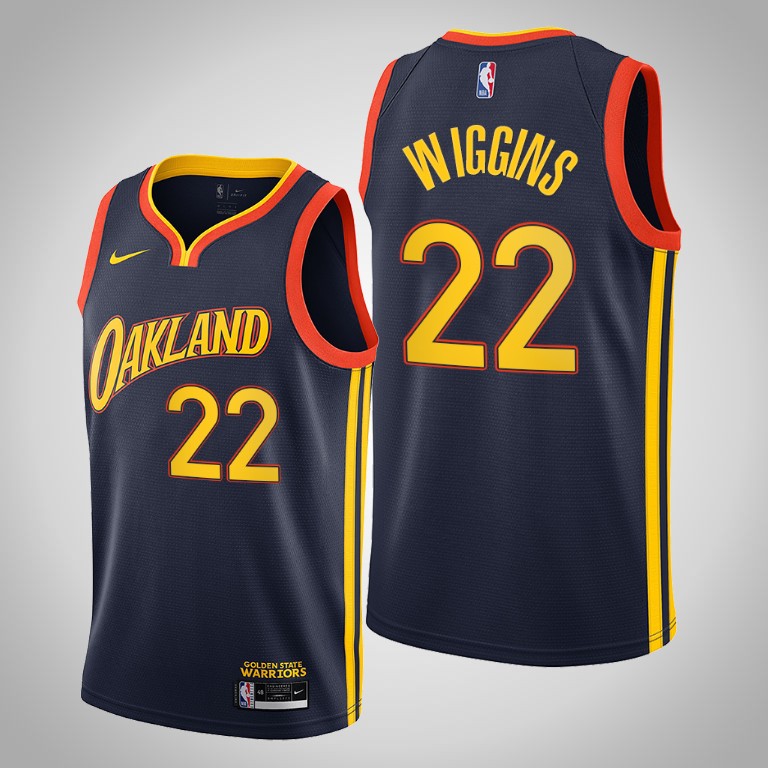 Golden State Warriors Andrew Wiggins 2021 City Navy Jersey Golden State Warriors Andrew Wiggins 2021 City Navy Jersey