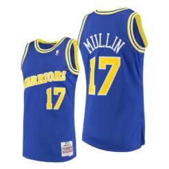Golden State Warriors Chris Mullin Royal 1993 1994 Throwback Jersey