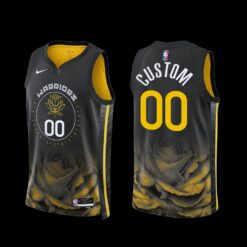 Golden State Warriors Custom 2022-23 City Edition Black Jersey