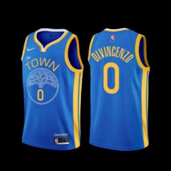 Golden State Warriors Donte DiVincenzo 2022-23 Earned Edition Jersey Royal