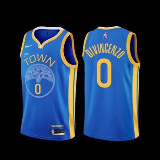 Golden State Warriors Donte DiVincenzo 2022-23 Earned Edition Jersey Royal
