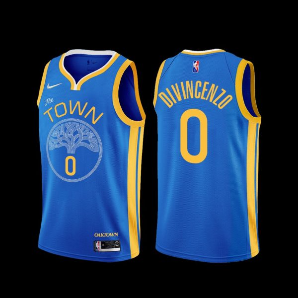Golden State Warriors Donte DiVincenzo 2022-23 Earned Edition Jersey Royal Golden State Warriors Donte DiVincenzo 2022-23 Earned Edition Jersey Royal