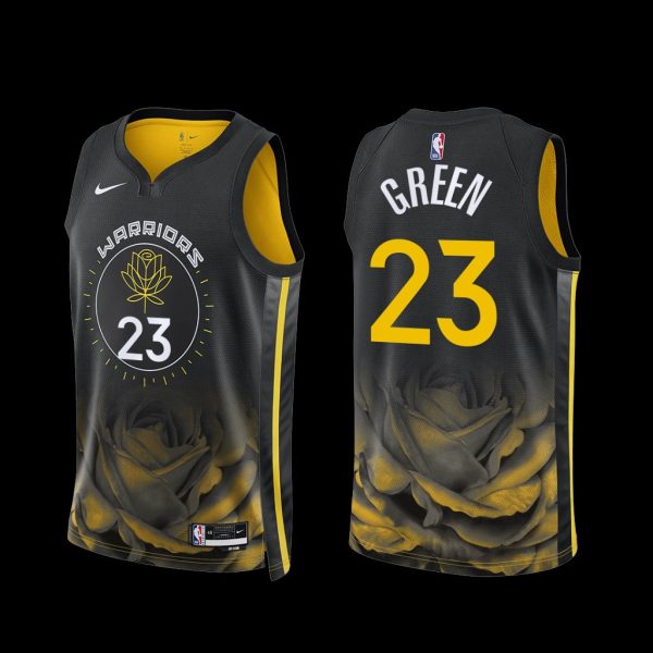 Golden State Warriors Draymond Green 2022-23 Black City Edition Jersey Golden State Warriors Draymond Green 2022-23 Black City Edition Jersey