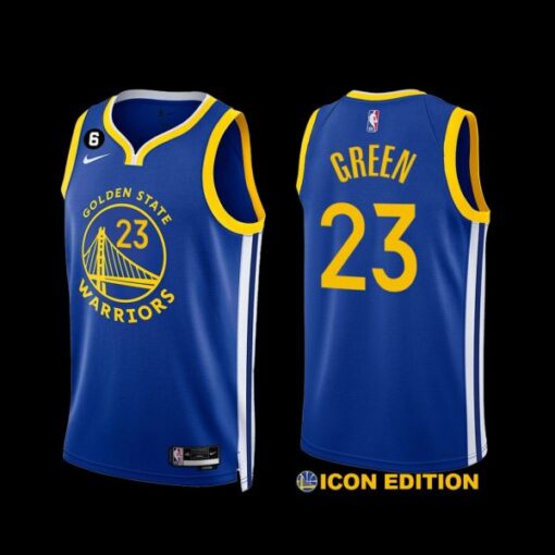 Golden State Warriors Draymond Green 2022-23 Icon Edition Jersey Royal