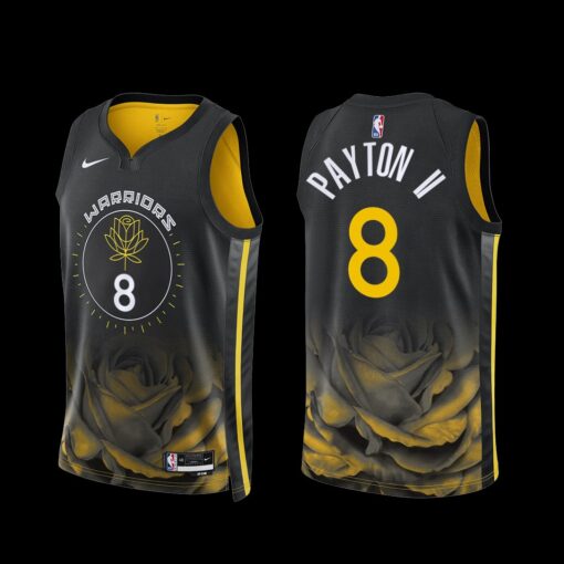 Golden State Warriors Gary Payton II 2022-23 City Edition Jersey Black