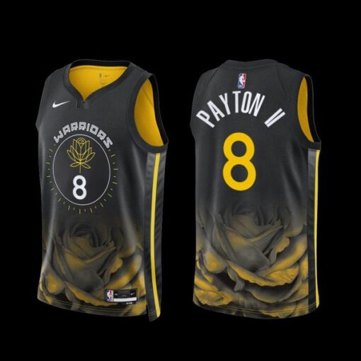 Golden State Warriors Gary Payton II 2022-23 City Edition Jersey Black