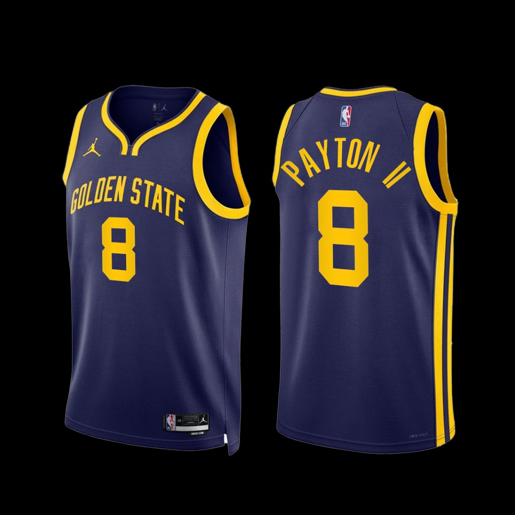 Golden State Warriors Gary Payton II 2022-23 Statement Edition Jersey Navy Golden State Warriors Gary Payton II 2022-23 Statement Edition Jersey Navy