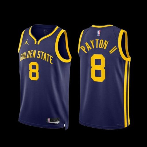 Golden State Warriors Gary Payton II 2022-23 Statement Edition Jersey Navy