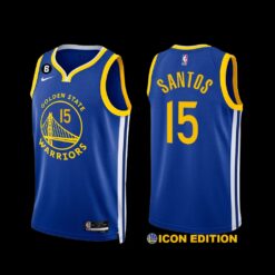 Golden State Warriors Gui Santos 2022-23 Icon Edition Jersey Royal