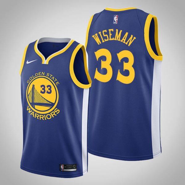Golden State Warriors James Wiseman Blue Jersey Golden State Warriors James Wiseman Blue Jersey