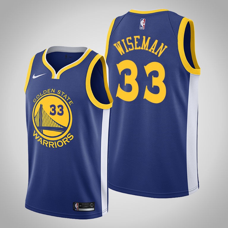 Golden State Warriors James Wiseman Blue Jersey Golden State Warriors James Wiseman Blue Jersey