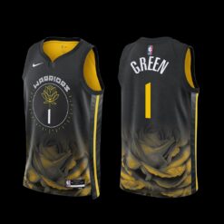 Golden State Warriors JaMychal Green 2022-23 Black City Edition Jersey
