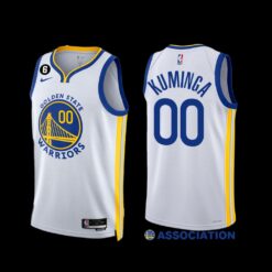 Golden State Warriors Jonathan Kuminga 2022-23 Association Edition Jersey White