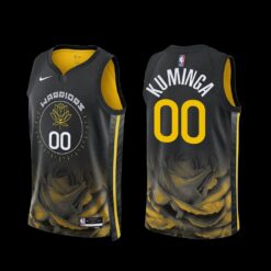 Golden State Warriors Jonathan Kuminga 2022-23 Black City Edition Jersey