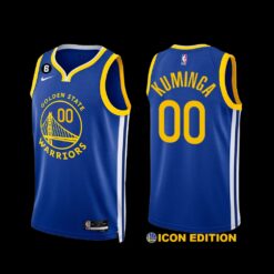 Golden State Warriors Jonathan Kuminga 2022-23 Icon Edition Jersey Royal