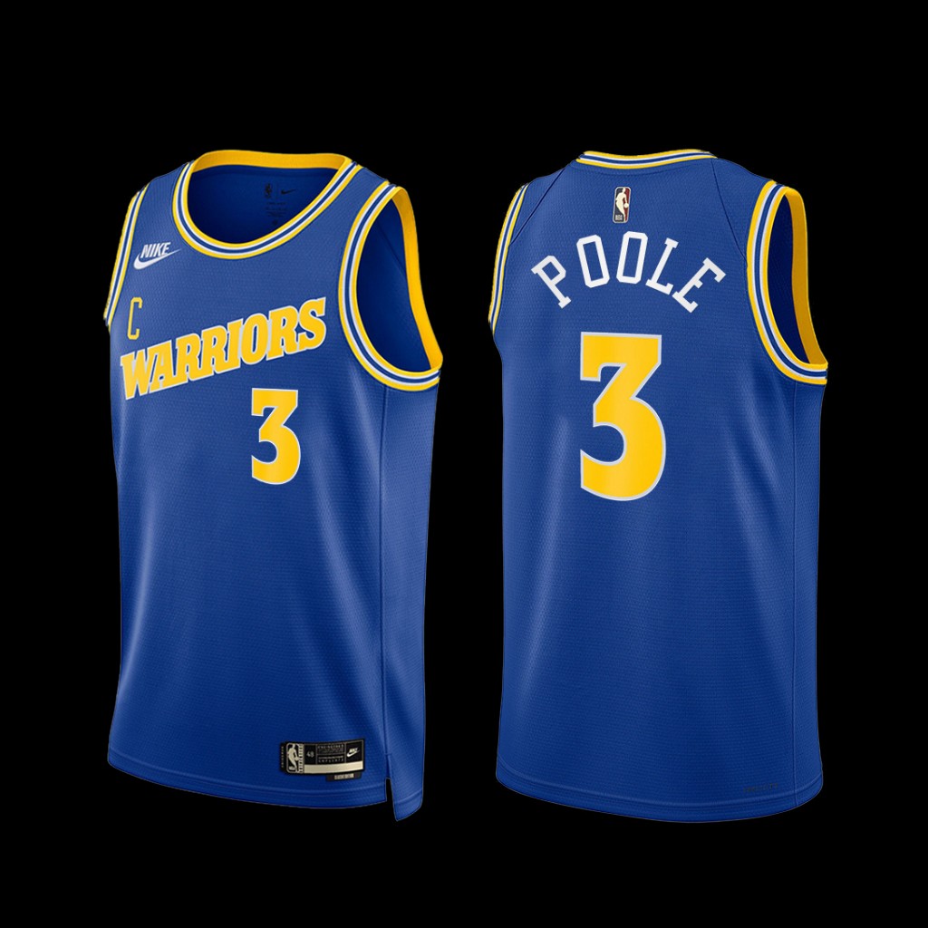 Golden State Warriors Jordan Poole 2022-23 Classic Edition Jersey Blue Golden State Warriors Jordan Poole 2022-23 Classic Edition Jersey Blue