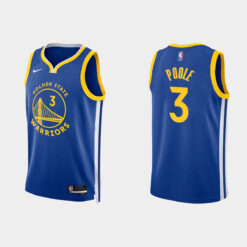 Golden State Warriors Jordan Poole Royal Icon Jersey