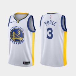 Golden State Warriors Jordan Poole White Association Jersey