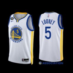Golden State Warriors Kevon Looney 2022-23 Association Edition Jersey White