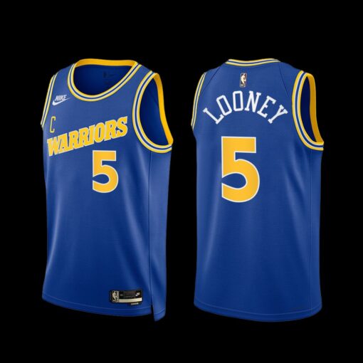 Golden State Warriors Kevon Looney 2022-23 Classic Edition Jersey Blue