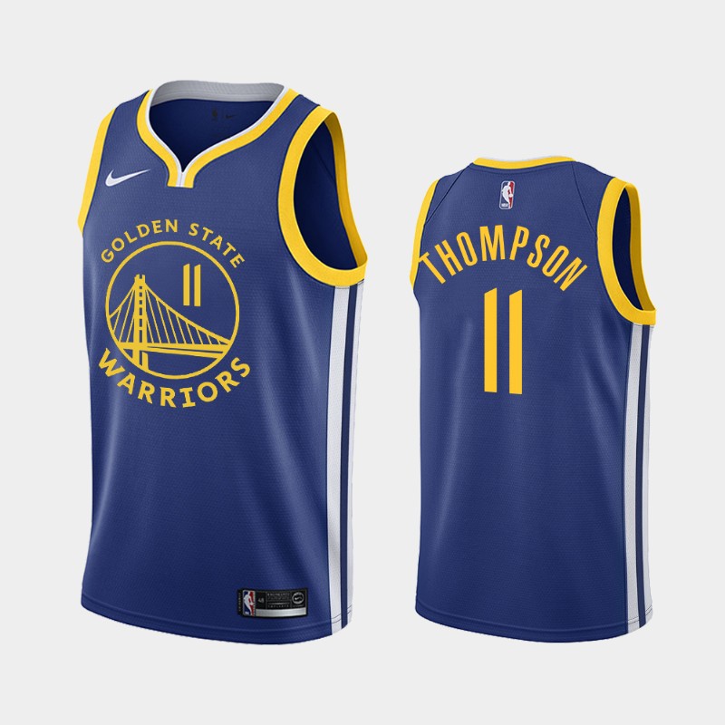 Golden State Warriors Klay Thompson 2020 Blue Icon Jersey Golden State Warriors Klay Thompson 2020 Blue Icon Jersey