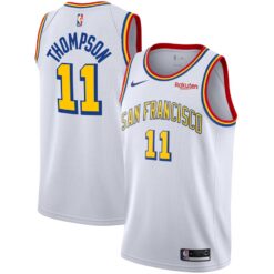 Golden State Warriors Klay Thompson 2020 White Classic Jersey
