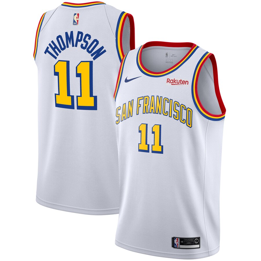 Golden State Warriors Klay Thompson 2020 White Classic Jersey Golden State Warriors Klay Thompson 2020 White Classic Jersey