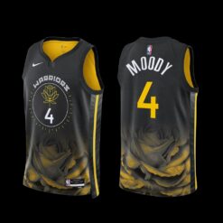 Golden State Warriors Moses Moody 2022-23 Black City Edition Jersey