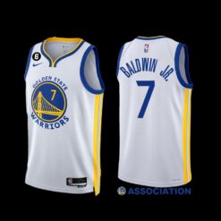 Golden State Warriors Patrick Baldwin Jr. 2022-23 Association Edition Jersey White