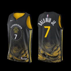 Golden State Warriors Patrick Baldwin Jr. 2022-23 Black City Edition Jersey