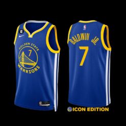 Golden State Warriors Patrick Baldwin Jr. 2022-23 Icon Edition Jersey Royal