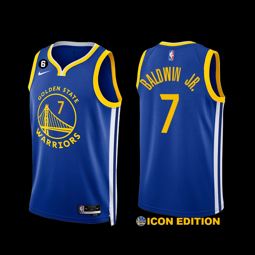 Golden State Warriors Patrick Baldwin Jr. 2022-23 Icon Edition Jersey Royal Golden State Warriors Patrick Baldwin Jr. 2022-23 Icon Edition Jersey Royal