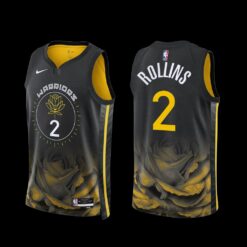 Golden State Warriors Ryan Rollins 2022-23 Black City Edition Jersey