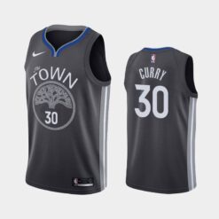 Golden State Warriors Stephen Curry 2020 Black Statement Jersey
