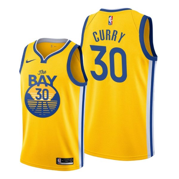 Golden State Warriors Stephen Curry 2020 Gold City Jersey Golden State Warriors Stephen Curry 2020 Gold City Jersey