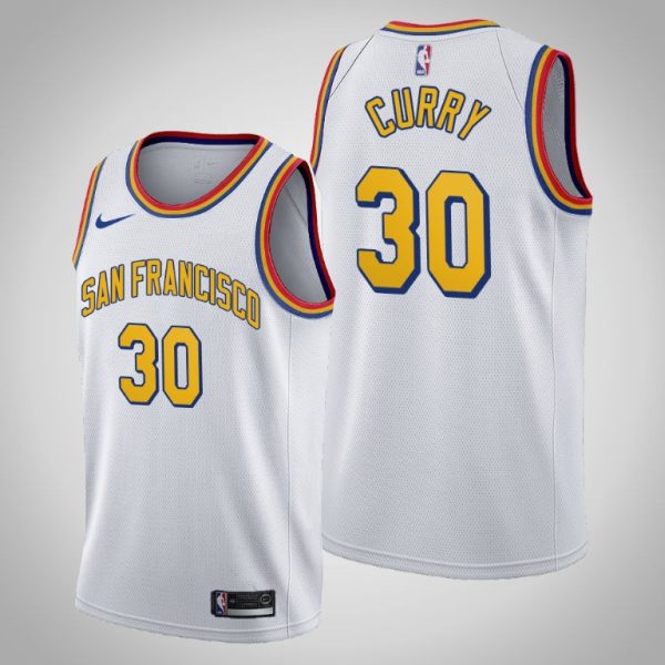 Golden State Warriors Stephen Curry 2020 White Classics Jersey Golden State Warriors Stephen Curry 2020 White Classics Jersey