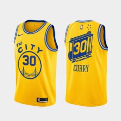 Golden State Warriors Stephen Curry 2021 Gold Classic Jersey