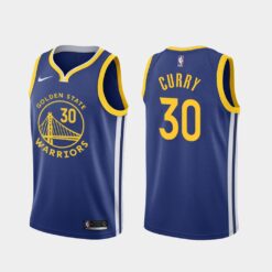 Golden State Warriors Stephen Curry 2021 Royal Icon Jersey