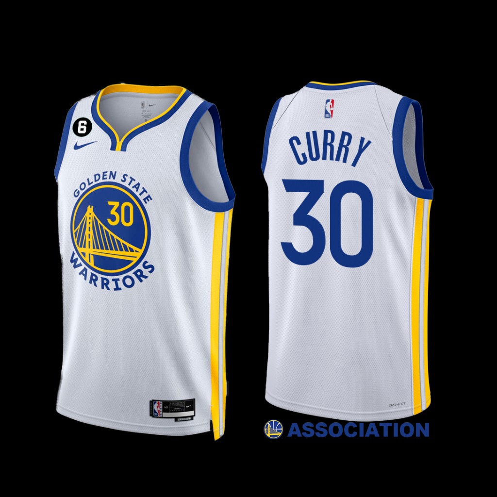 Golden State Warriors Stephen Curry 2022-23 Association Edition Jersey White Golden State Warriors Stephen Curry 2022-23 Association Edition Jersey White