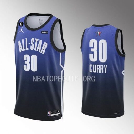 Golden State Warriors Stephen Curry 2023 NBA All-Star Blue Jersey