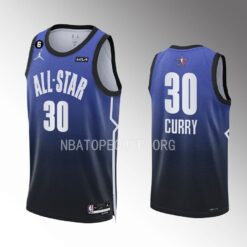 Golden State Warriors Stephen Curry 2023 NBA All-Star Blue Jersey