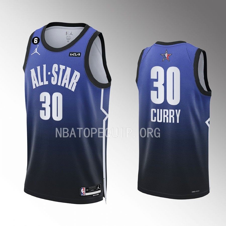 Golden State Warriors Stephen Curry 2023 NBA All-Star Blue Jersey Golden State Warriors Stephen Curry 2023 NBA All-Star Blue Jersey