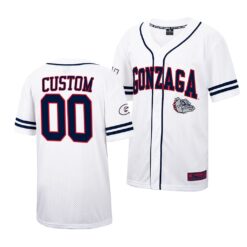 Gonzaga Bulldogs Custom College Baseball Jersey White