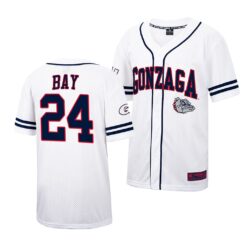 Gonzaga Bulldogs Jason Bay College Baseball Jersey White