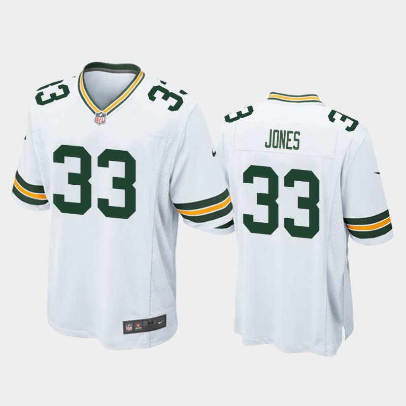 Green Bay Packers Aaron Jones White Limited Jersey Green Bay Packers Aaron Jones White Limited Jersey