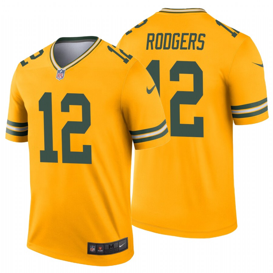 Green Bay Packers Aaron Rodgers Gold Inverted Limited Jersey Green Bay Packers Aaron Rodgers Gold Inverted Limited Jersey