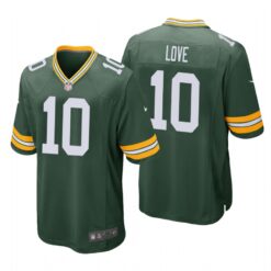 Green Bay Packers Jordan Love Green Limited Jersey